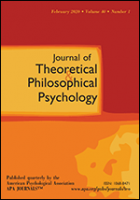 Journal of theoretical and philosophical psychology journal of Division 24.