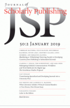 Journal of scholarly publishing.