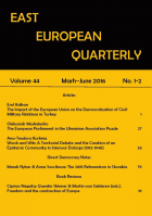 East European quarterly.