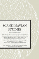 Scandinavian studies : publication of the Society for the Advancement of Scandinavian Study.