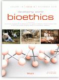 Developing world bioethics.