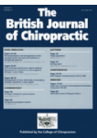 British journal of chiropractic.