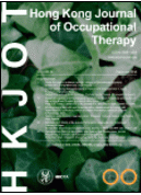 Hong Kong journal of occupational therapy : HKJOT