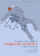 Scandinavian journal of <mark>forensic</mark> <mark>science</mark>.