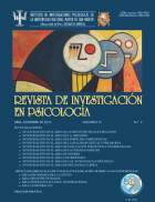 Revista <mark>de</mark> investigación en psicología