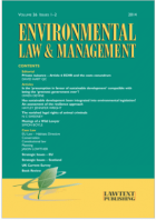 Environmental law and management.