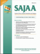 Southern African journal of anaesthesia and analgesia.