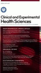 <mark>Clinical</mark> and experimental health <mark>sciences</mark>.