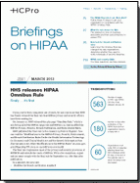 Briefings on HIPAA.