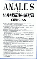 Anales de la <mark>Universidad</mark> de Murcia.