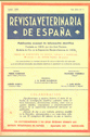 Revista veterinaria de <mark>España</mark> medicina experimental y comparada, veterinaria práctica, higiene...