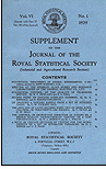 Supplement to the Journal of the Royal Statistical Society.