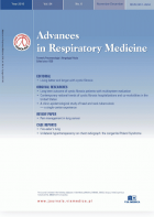 Advances in respiratory medicine.