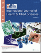 International journal of health & allied sciences.