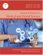 Journal of research in medical and dental science.