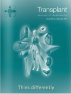 Transplant journal of Australasia.