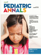 Pediatric annals.