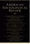 American sociological review.