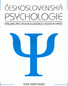 Československá psychologie.