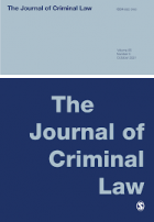 Journal of criminal law.