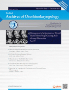 Turkish archives of <mark>otorhinolaryngology</mark>.