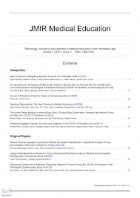 JMIR <mark>medical</mark> <mark>education</mark>.