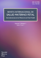 Revista internacional de salud materno fetal.