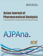 Asian journal of pharmaceutical analysis.