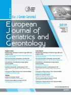 European journal of geriatrics and gerontology.