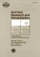 Arid soil research and rehabilitation.