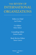 The review of international organizations.