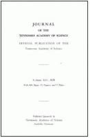 Journal of the Tennessee Academy of Science.