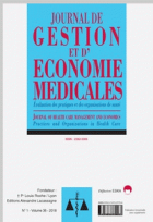 Journal d'économie médicale.