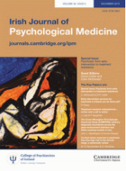 Irish journal of psychological medicine.