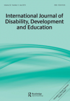 International journal of disability, development, and education.