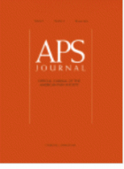 APS journal : official journal of the <mark>American</mark> <mark>Pain</mark> Society.