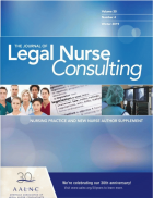 The journal of legal nurse consulting.