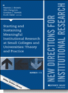 New directions for institutional research.